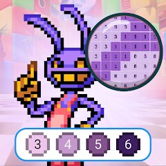 Amazing Circus Pixel Coloring icon