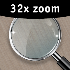 Magnifier Plus with Flashlight icon